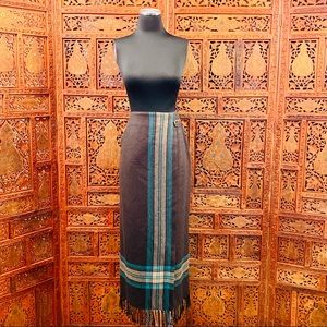 Vintage Michele Wool Blend Wrap Skirt